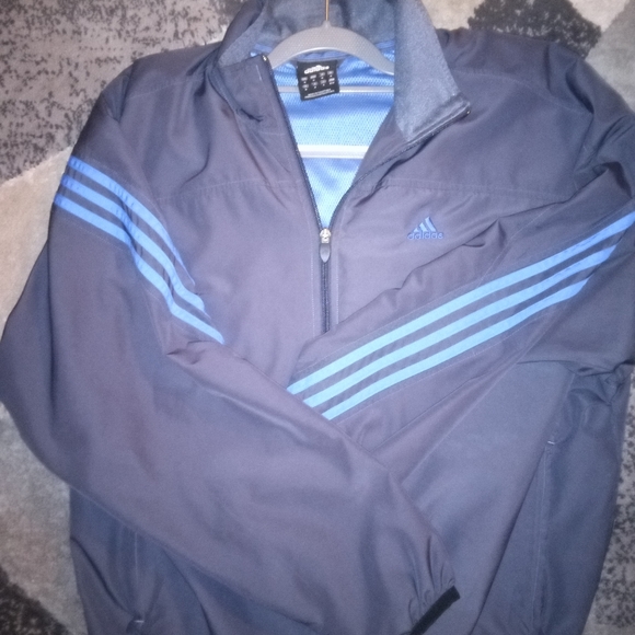 Adidas men's size M blue zip up jacket. - Picture 5 of 5